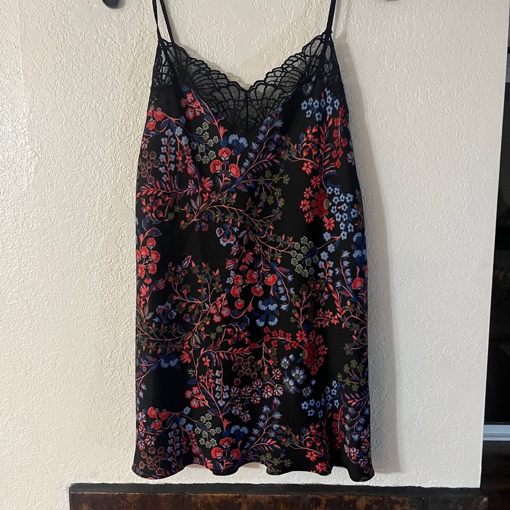Natori Multicolor Floral Lace Chemise